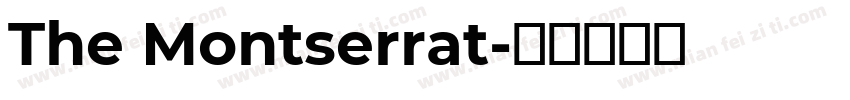 The Montserrat字体转换